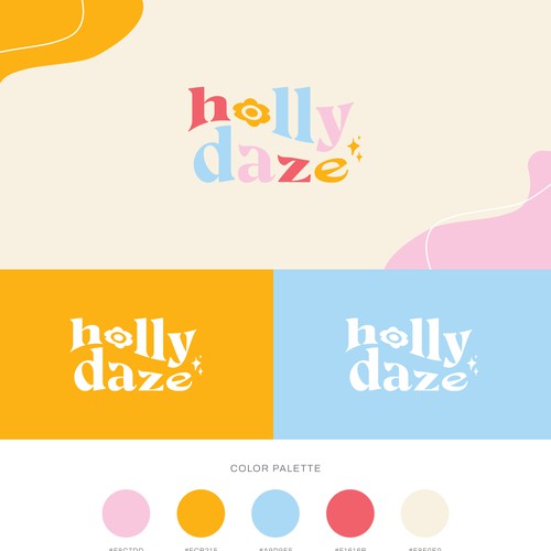 Hip Colorfull Retro Logo