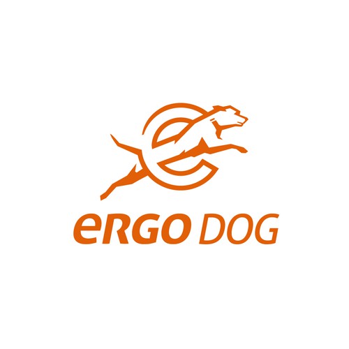 Energetic and strong logo for dog products