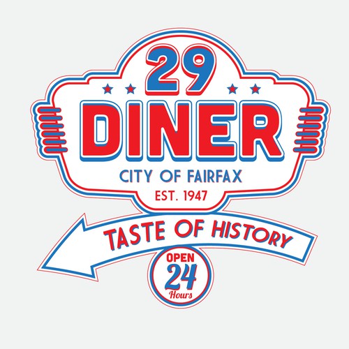 Virginia Historical Landmark - The 29 Diner Since 1947