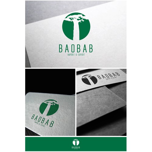 Create a distinctive, simple, memorable and enduring logo for Baobab Import & Export