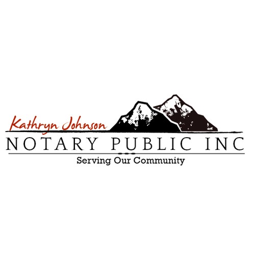 Logo for a notary public