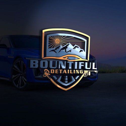 Automotive Detailing Logo for Bountiful Detailing Brand