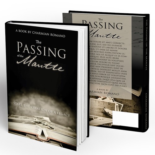 Book Cover Concept: The Passing of the Mantle