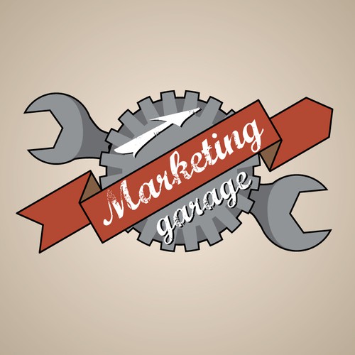 Create an edgy and retro logo for Marketing Garage