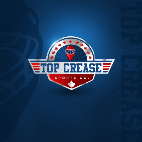 This logo of Top Crease  Sports co.