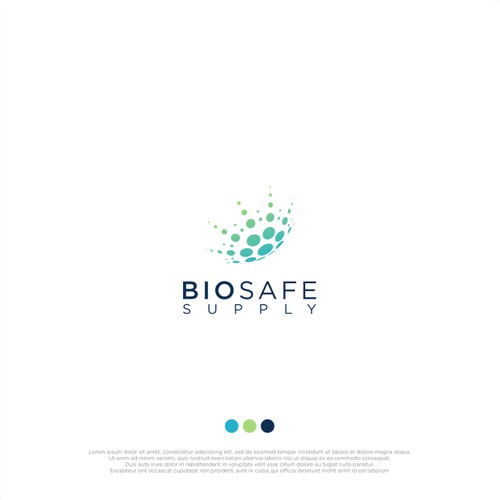 iconic logo for biosafe supply