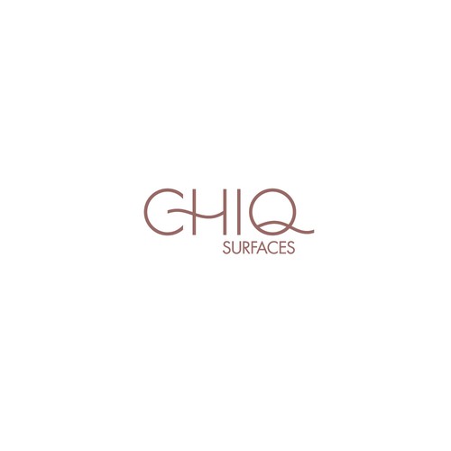 Concept for Chiq Surfaces, supplier of a zero silica Quartz type surface products for countertops