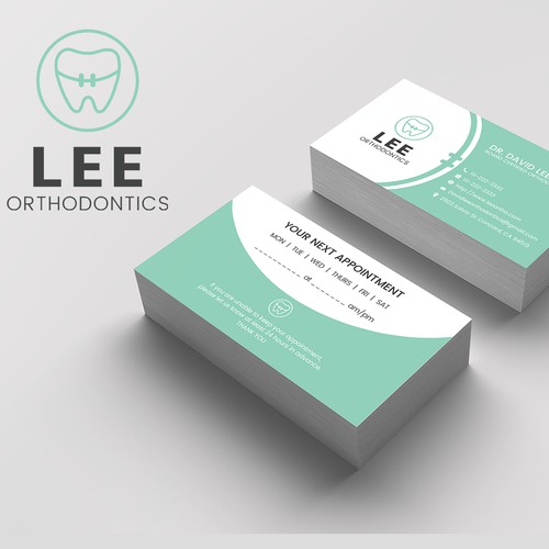 LEE Orthodontics-Logo&Business Card