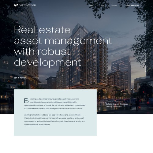 Real estate webdesign