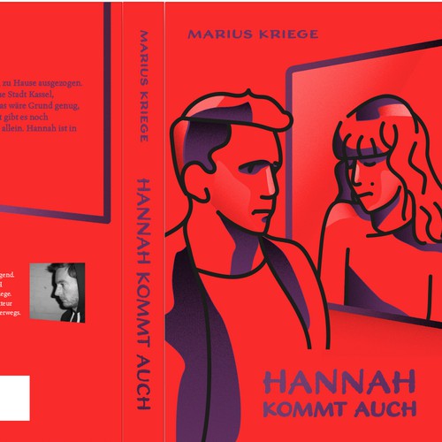 Strong visual Book Cover in Comic Style