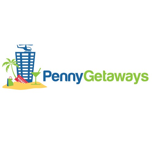 fun illustrative logo for Travel Agent