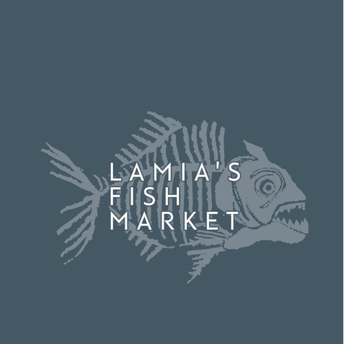 Upscale fish market logo