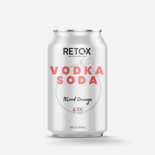 Retox - Can vodka soda Orange