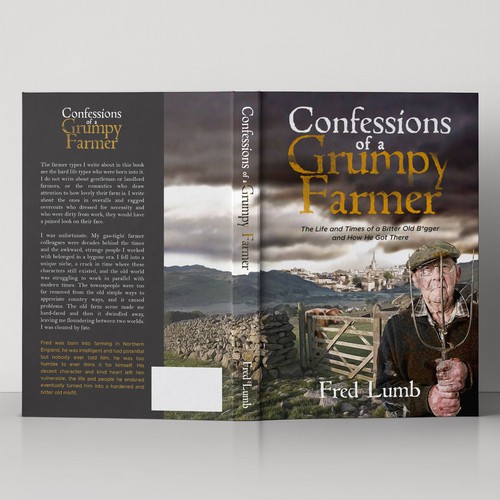 Book cover design for Confessions Of A Grumpy Farmer