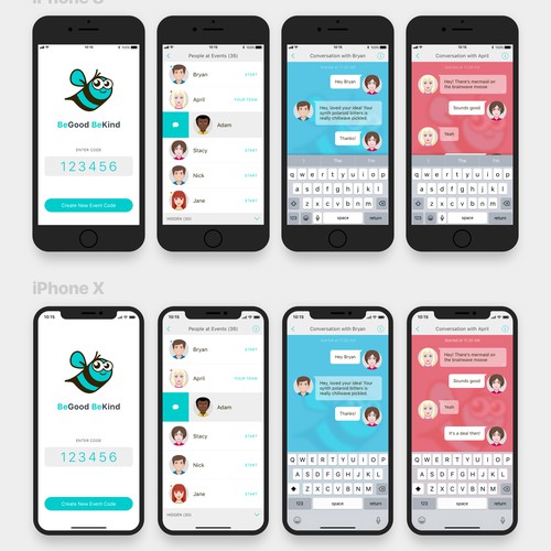 UI for a messaging app