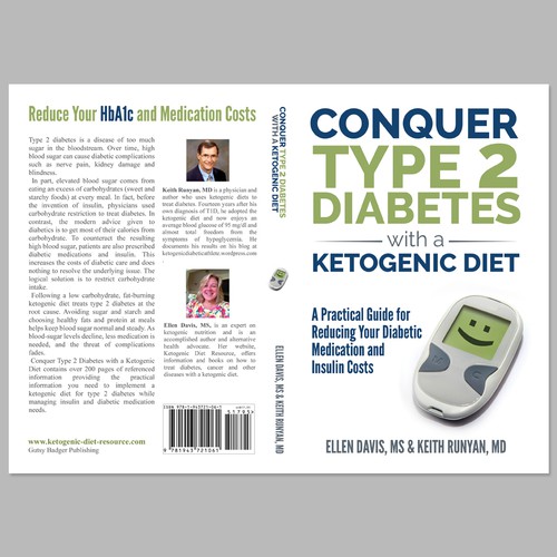 Create a Diabetes Book Cover with Strong Typography
