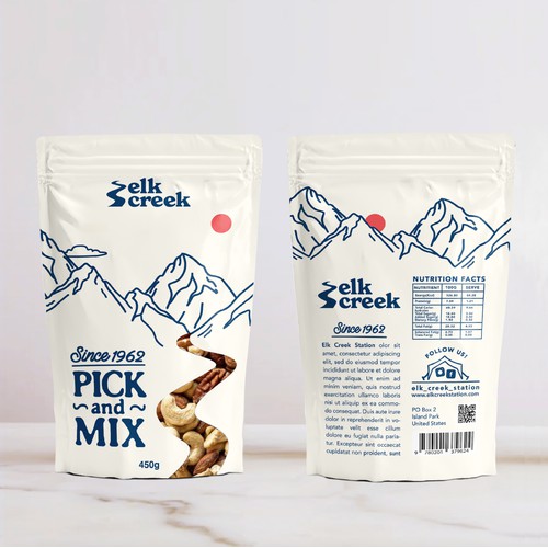 Nuts Pick & Mix - Snack Food Packaging Design