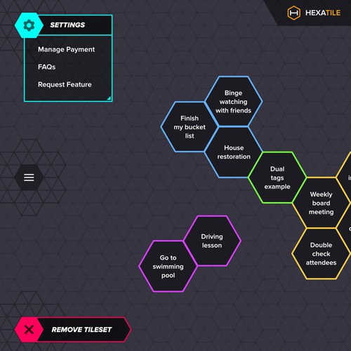 HexaTile web app