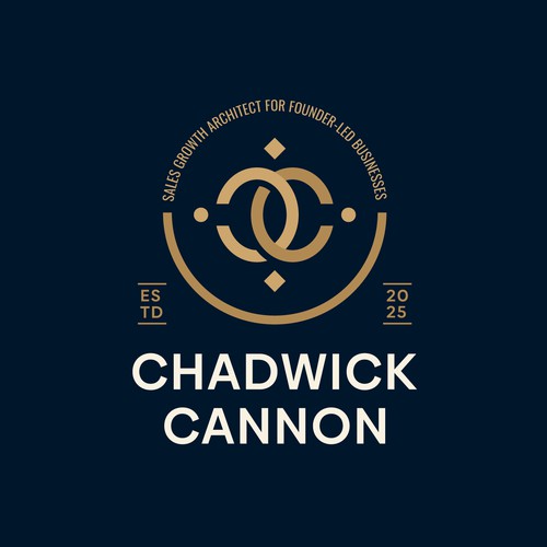 Chadwick Cannon - Elegant Growth Architect Logo.