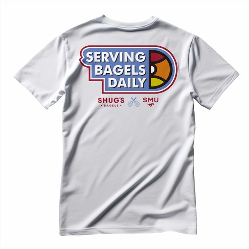 T-Shirt Sport Serving Bagels Daily