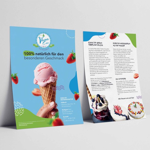 Flyer for Ice Cream Shop 