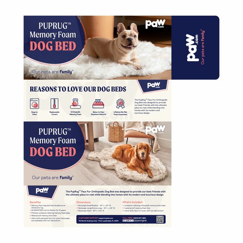 Dog Bed - Packaging Design