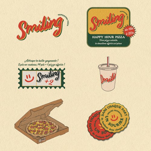 Branding pizza restaurant