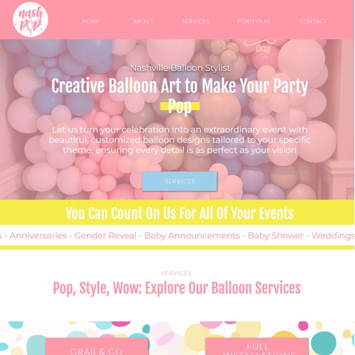 Balloon Stylist Website