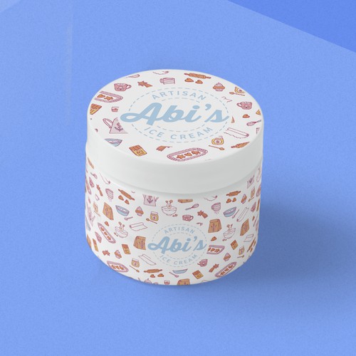 Abi's Ice Cream Hand Made pot