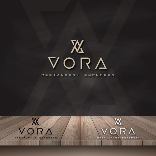 Logo concept for VORA Restaurant European