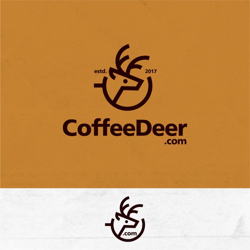 CoffeeDeer logo design