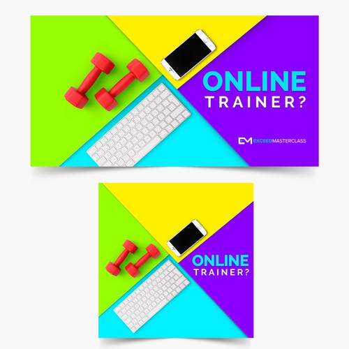 Create a bright, bold high impact Facebook ad