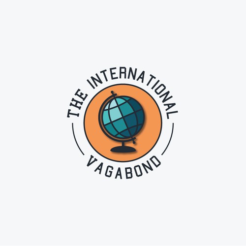 Create an exciting logo for travel blog The Intentional Vagabond