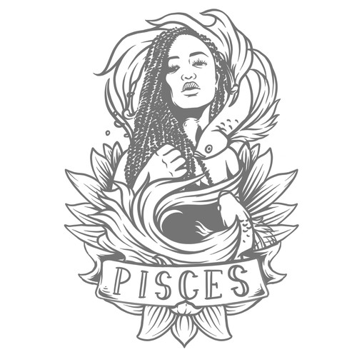 pisces sketch