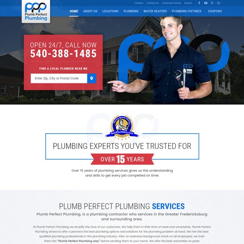 Website for Plumbing Business