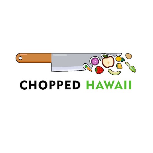 Logo concept for Chopped Fruit & Vegetable Brand market