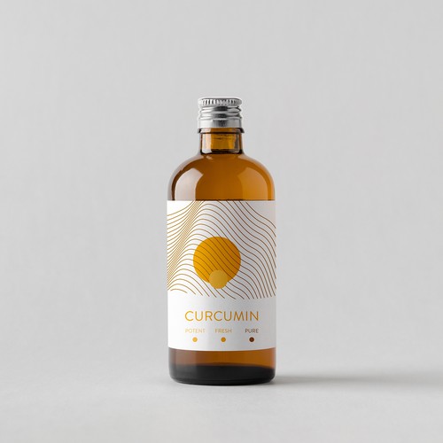 simple and modern label design