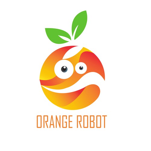 Orange Roboto Logo 