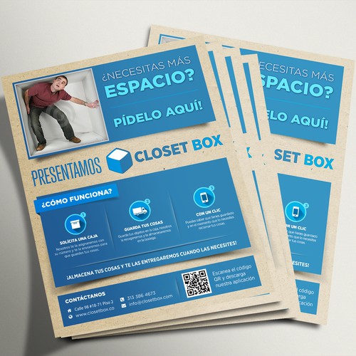 Create a winning flyer for a new Tech Startup :)