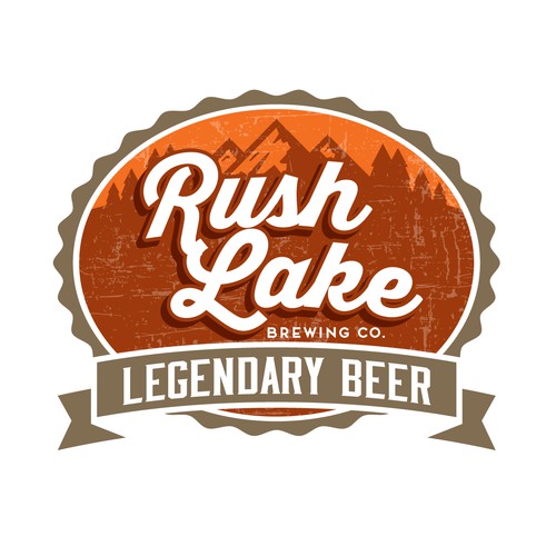Rush Lake beer logo