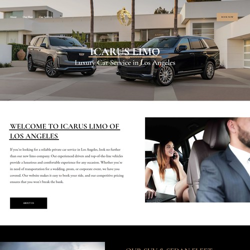 Limo Car Service Website Design