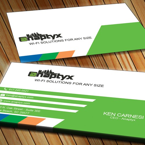 Business Card for Modern Wireless ISP