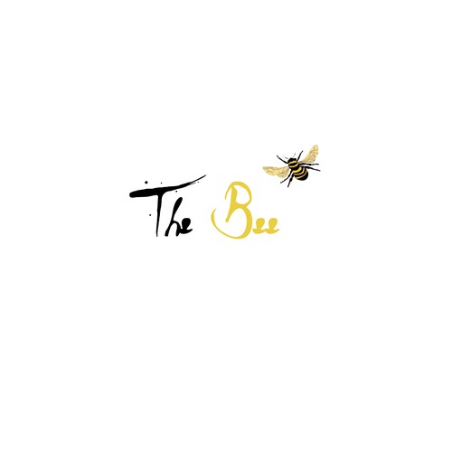 the bee with wet dream font