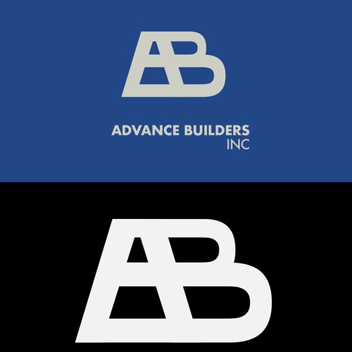 Strong and modern logo for a construction company.