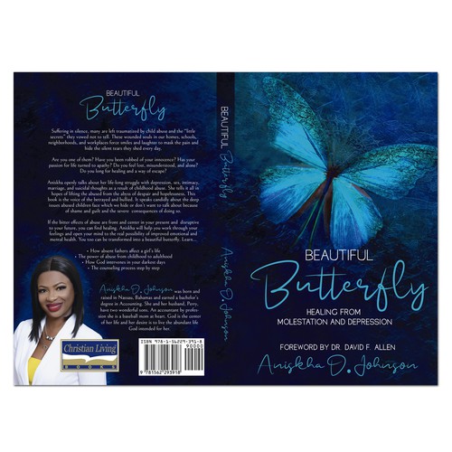 Book cover design "Beatiful Butterfly"