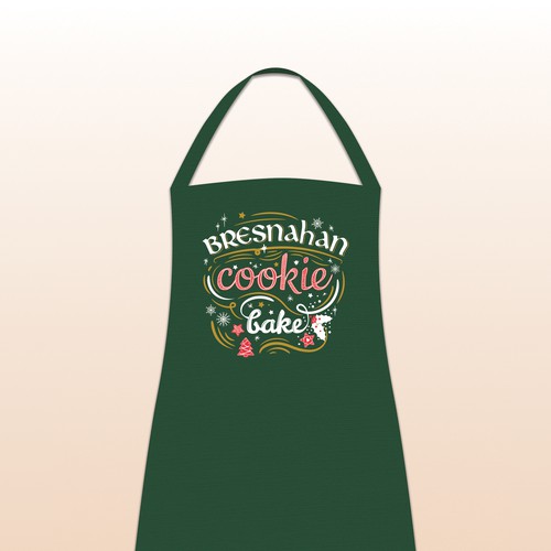 Apron for Family Christmas Cookie Bake