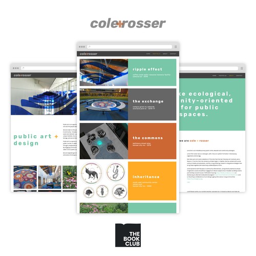 Squarespace Website for Cole + Rosser