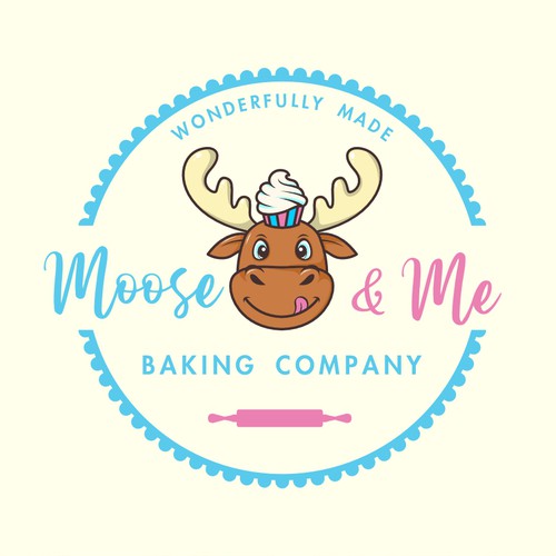 Logo Moose & Me Baking Company