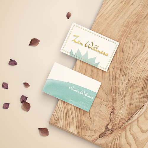 Zen wellness business card