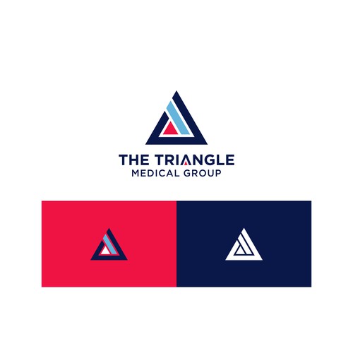 Logo concept for The Triangle Medical Group